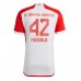 Bayern Munich Jamal Musiala #42 Voetbalkleding Thuisshirt 2023-24 Korte Mouwen